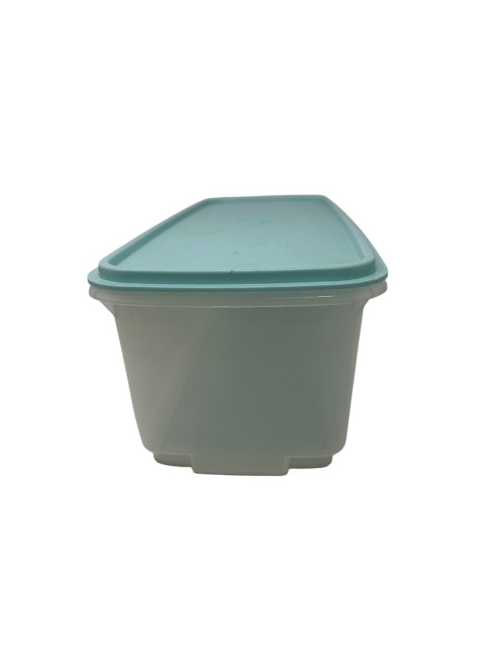 Tupperware Aqua Large Load Rectangle Bread Storage Container With Lid - Picture 4 of 9